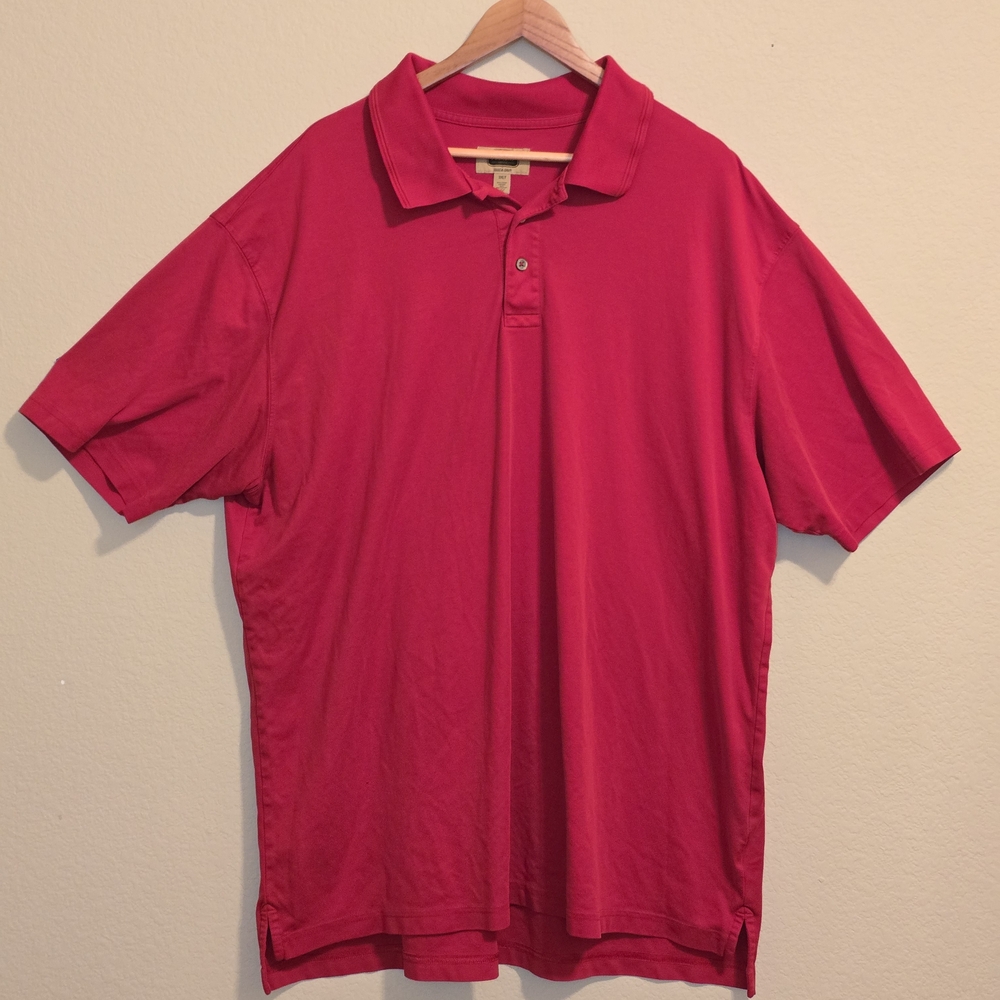 The Foundry Supply Co. Vibrant Red Polo Shirt